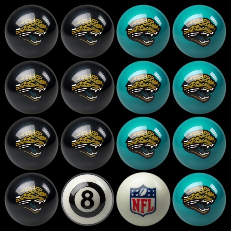 Jacksonville Jaguars Pool Balls Jacksonville Jaguars Billiards Balls